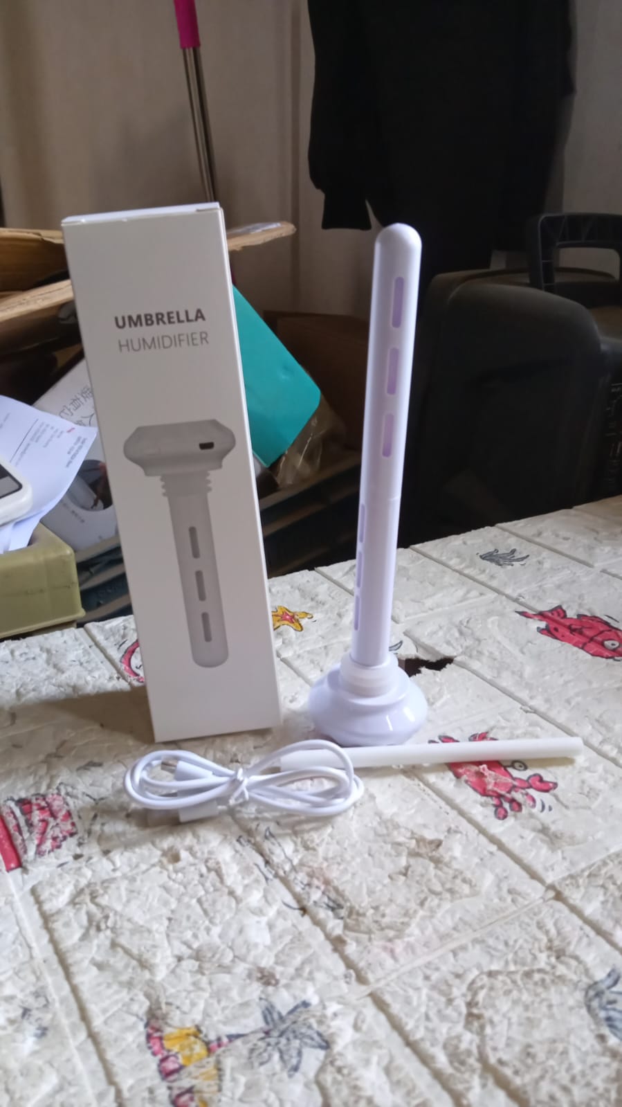 Mini Portable USB Humidifier – Quiet Cool Mist for Car, Home, Office, Travel (1 Pc)