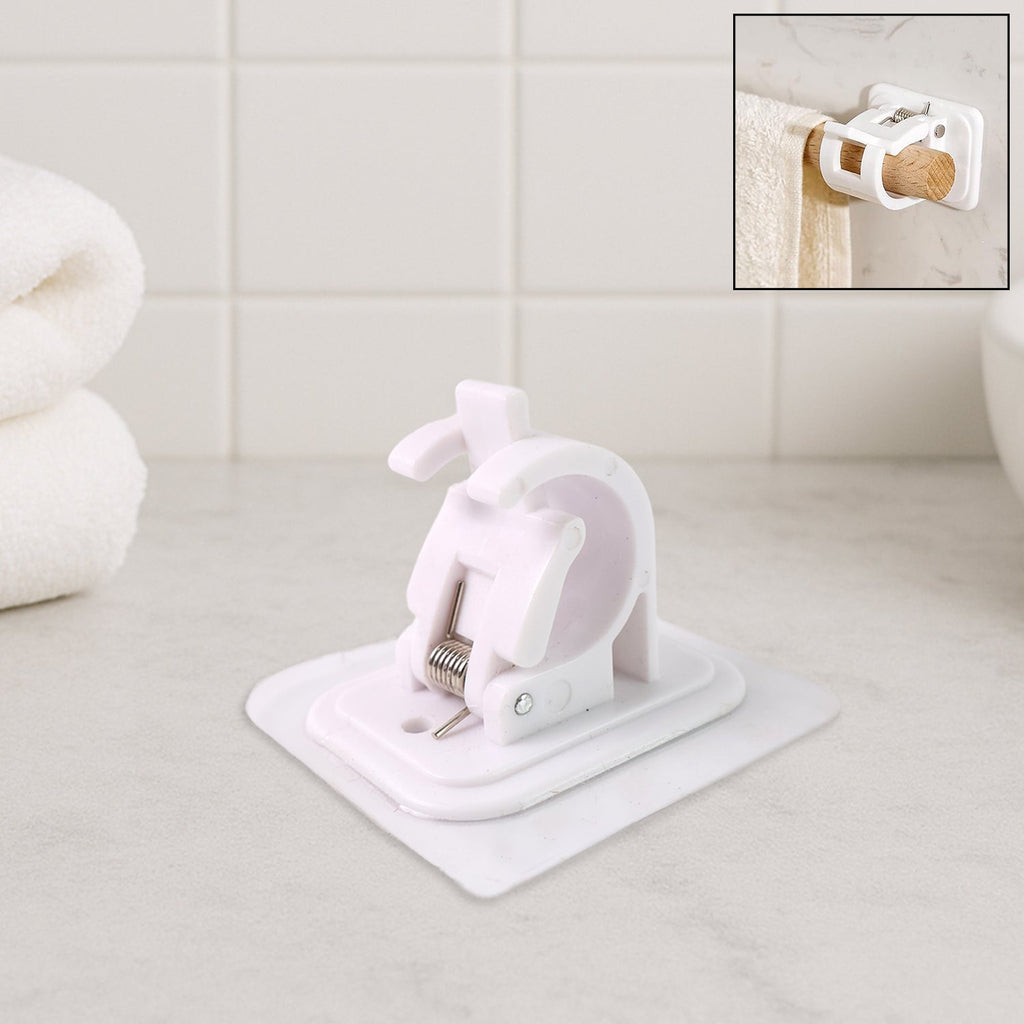 Curtain Rod Holder, Self Adhesive Hooks (2 Pcs Set)