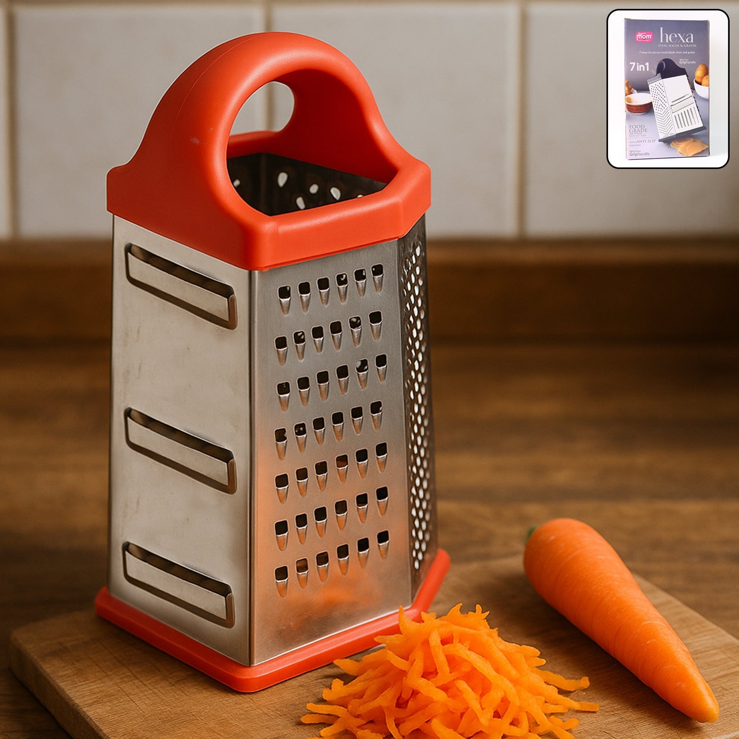 Multipurpose 7-Sided Grater