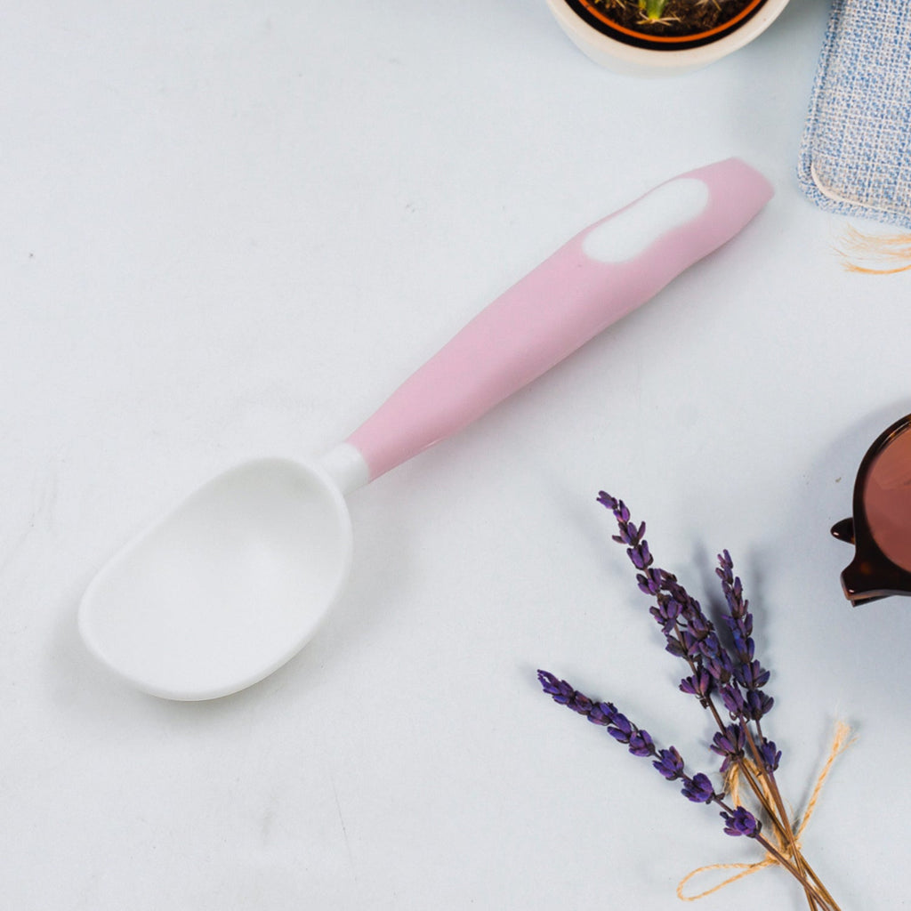 Silicone Bendable Kids Spoon & Fork Set – Toddler Self-Feeding Utensils (2 Pc Set)