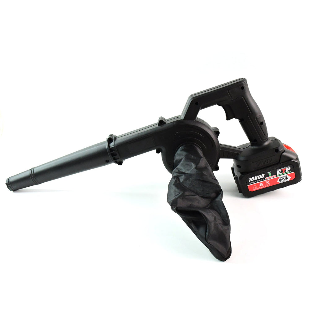 Multi-Purpose Home and Garden Air Blower Kit with Collection Bag for Easy Cleaning