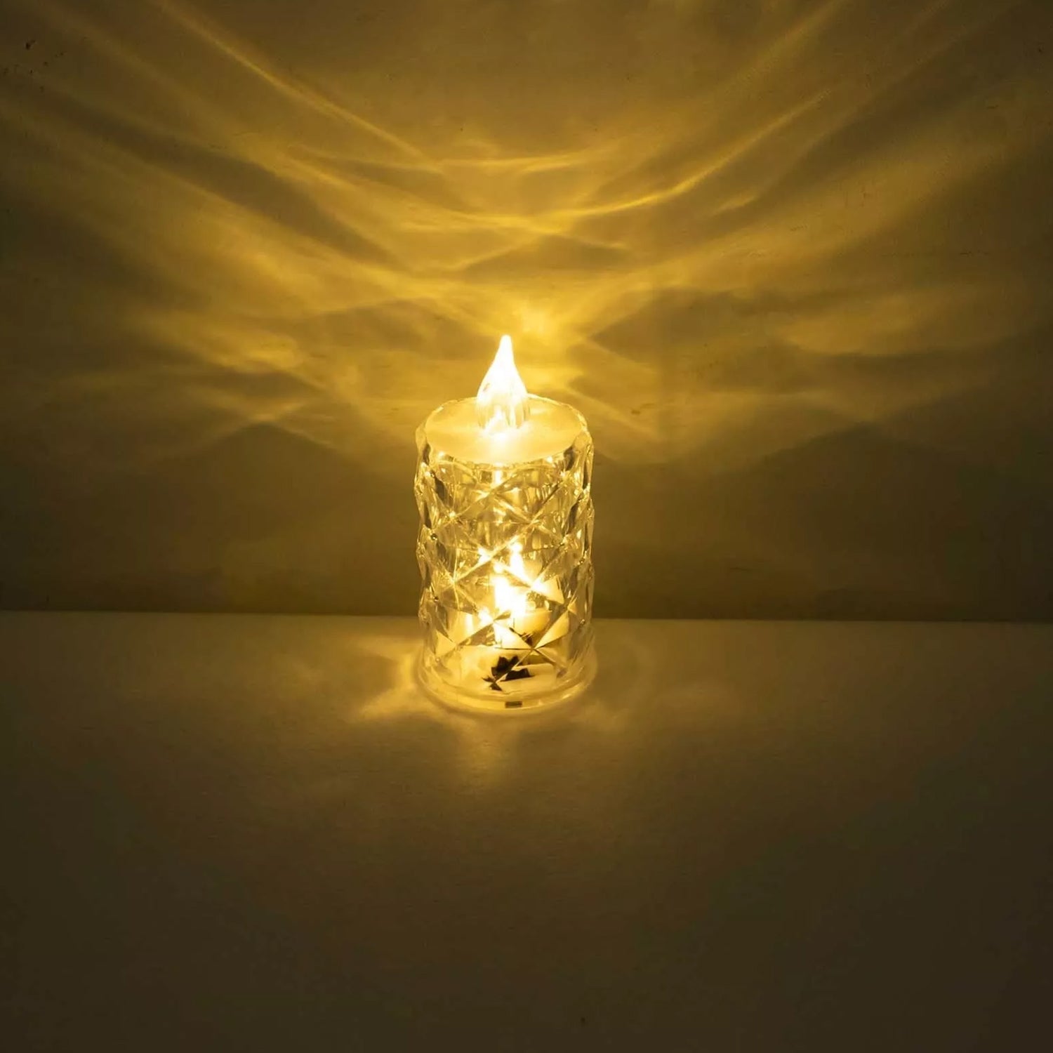 Flameless and Smokeless Decorative Candles LED Tea Light, Diwali (1 Pc)