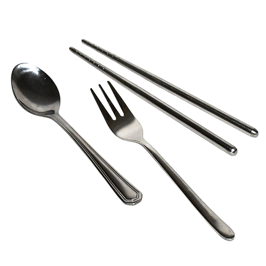 Steel Utensil Set with Spoon