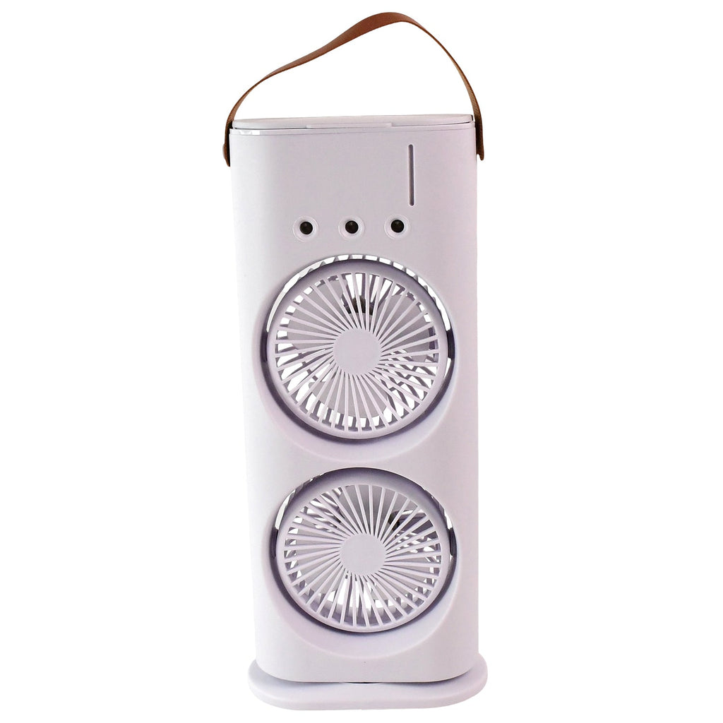 Electric Fan Desktop Double-Head Powerful Air Cooler (1 Pc / With Remote / Plug and Play)
