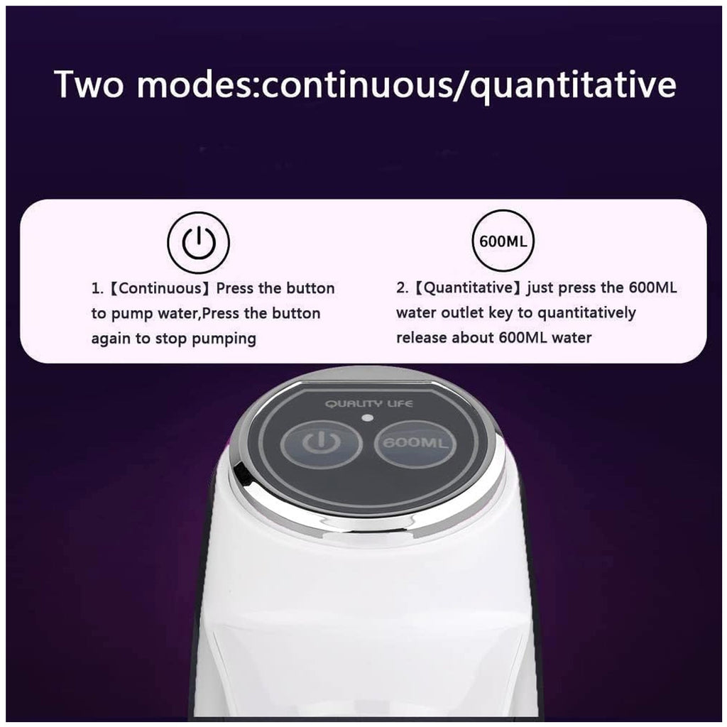 USB Electric Water Dispenser Pump, Portable Bottle Pump for Home & Travel Use