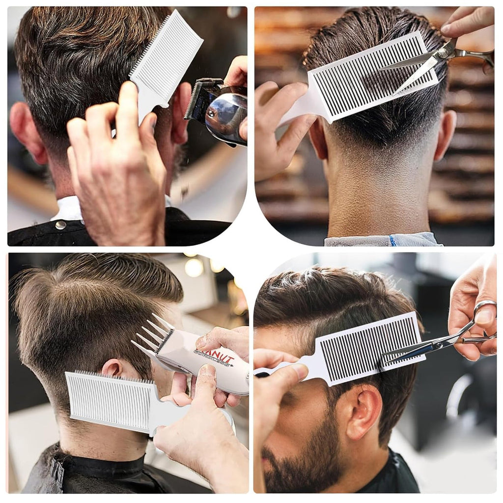 Ergonomic Flat Top Fading Clipper Comb Hair Care Styling | Brushes & Combs (1 Pc), Hair accessories