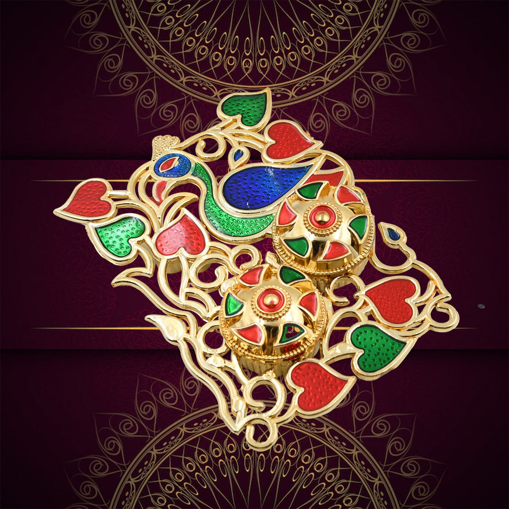 Rakasha Bandhan Special Puja Thali, Kumkum Thali Holder, Pooja Return Gift, Indian Housewarming Gifts, Brother / Bhai / Bhabhi / Sister / Family   for Rakshabandhan, Diwali