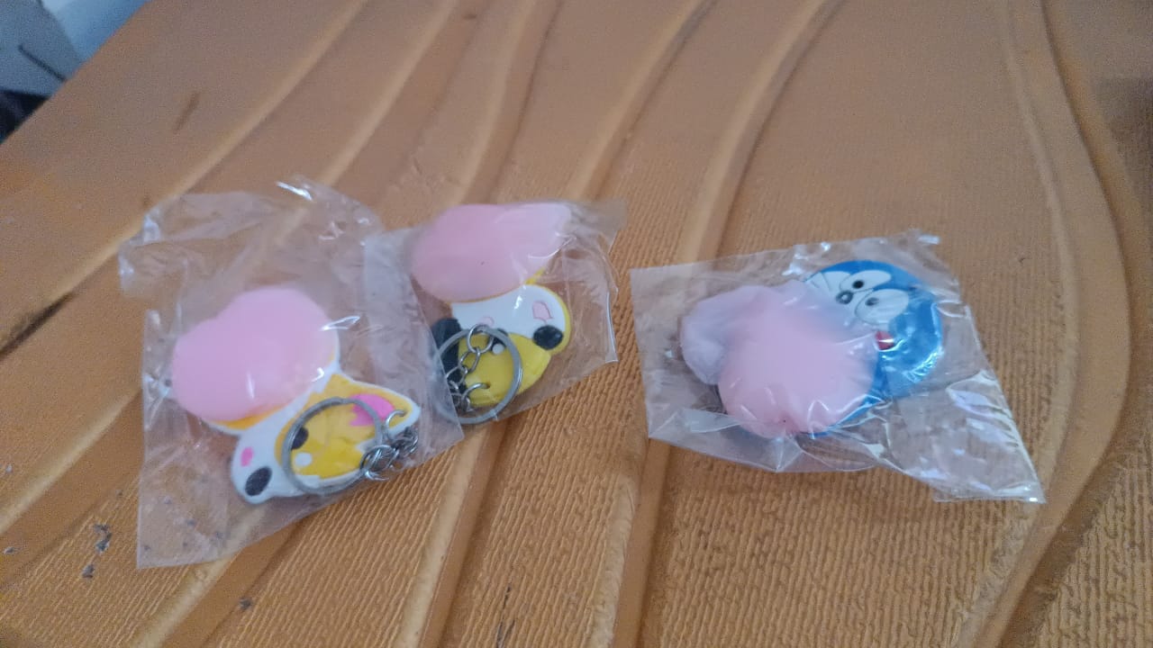 Cartoon Animal Keychain (1 Pc / Mix Design)