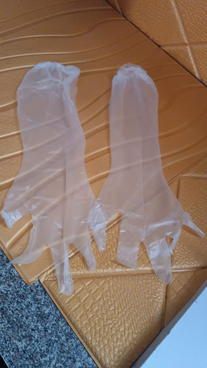 Disposable Plastic Gloves For Kitchen Food Handling (1 Pair)