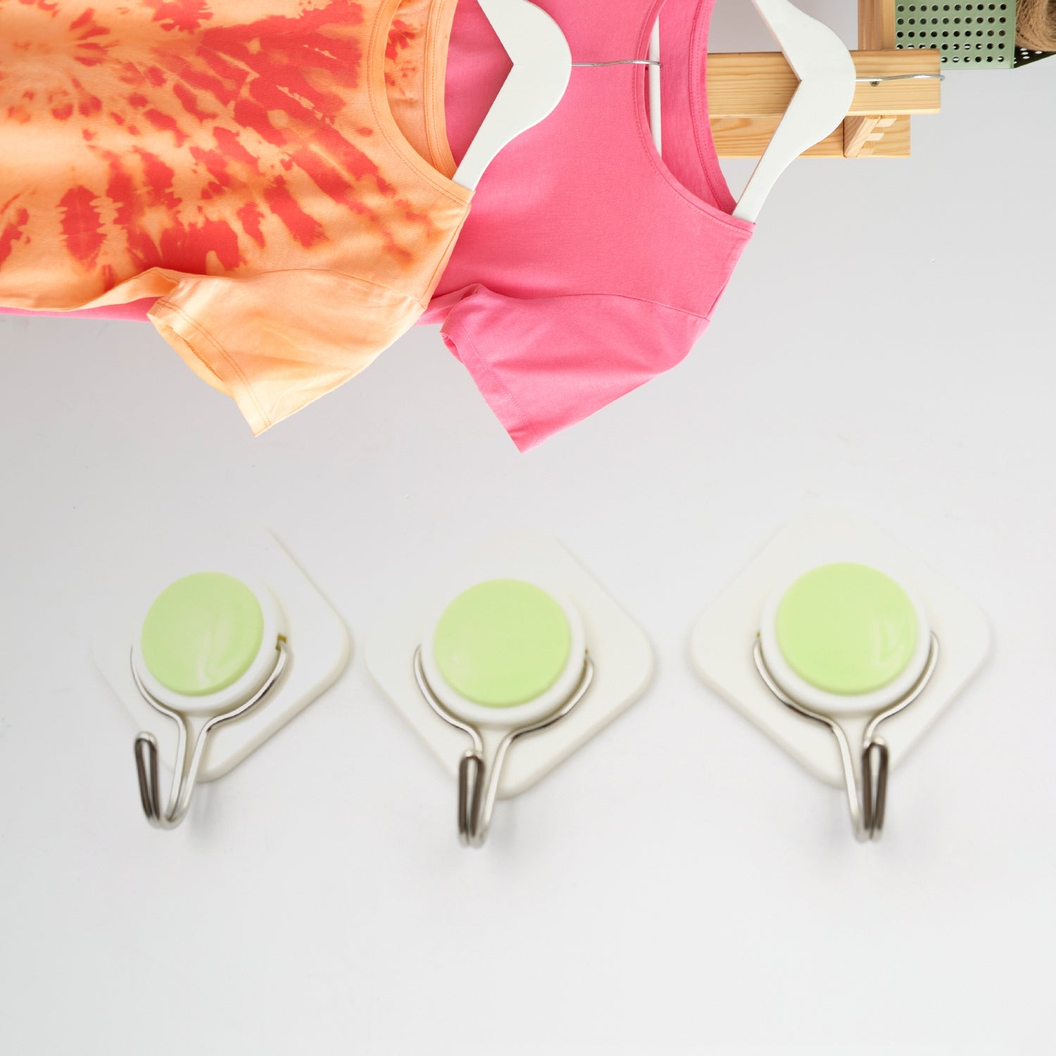 Multipurpose Self-Adhesive Wall Hooks for Home & Bath (3 Pc, Heavy Duty)