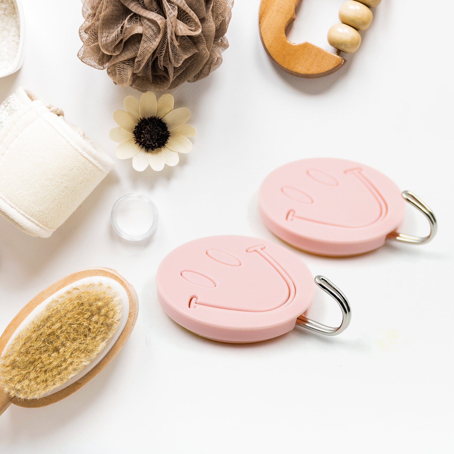 Multipurpose Strong Hook Self-Adhesive hooks for wall Heavy Plastic Hook, Sticky Hook Household For Home, Decorative Hooks, Bathroom & All Type Wall Use Hook, Suitable for Bathroom, Kitchen, Office (2 Pc Set)