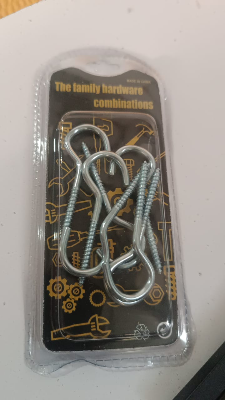 Eye Hooks Screw in Heavy Duty, Stainless Steel Eye Bolts Screw (7 Pc Set)