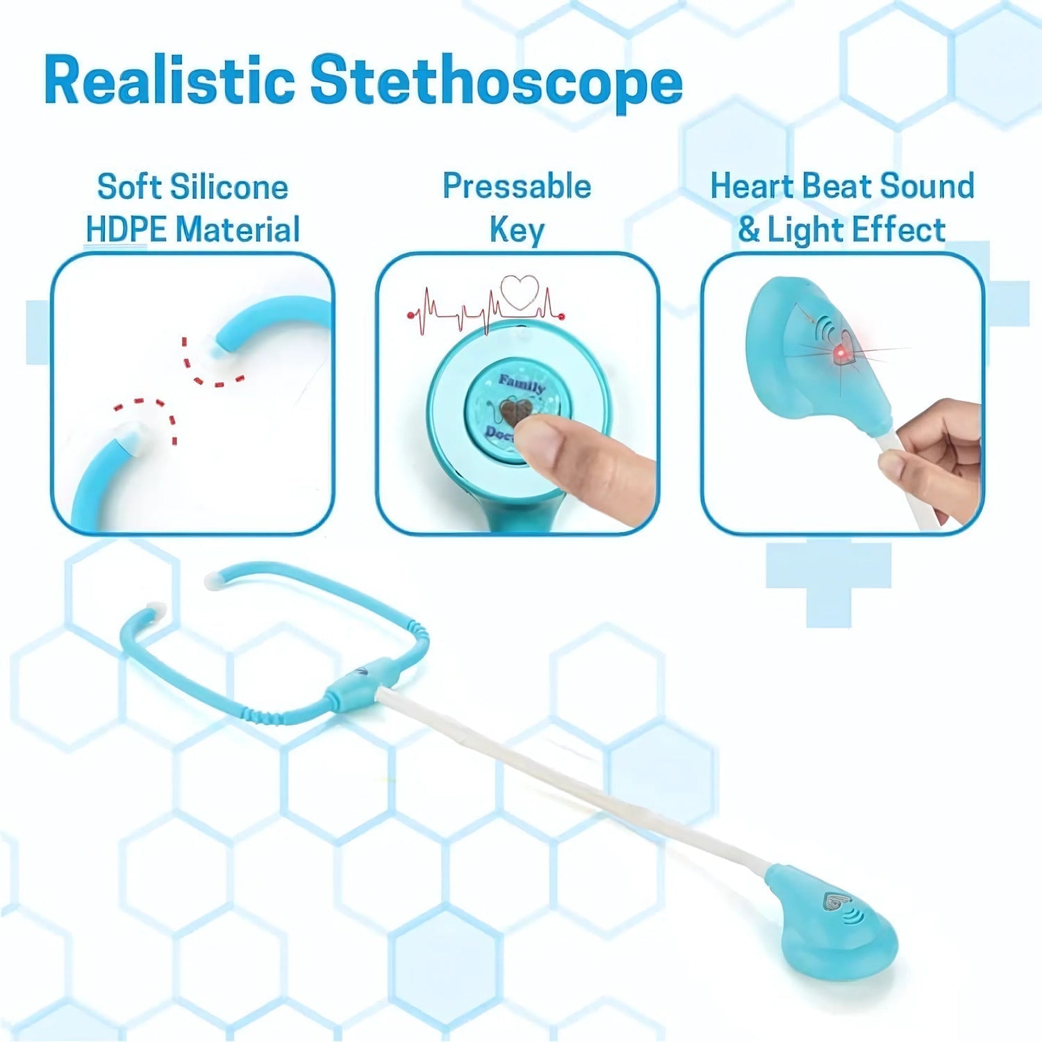 Aditi Premium Doctor Kit Medical Role Play Toy Set for Kids (10 Pc)