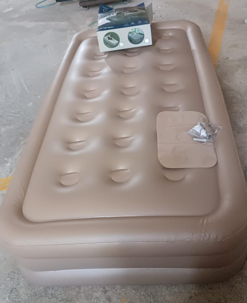 Portable Inflatable Bed Folding Lazy Bed (190x100x40 Cm / 1 Pc)