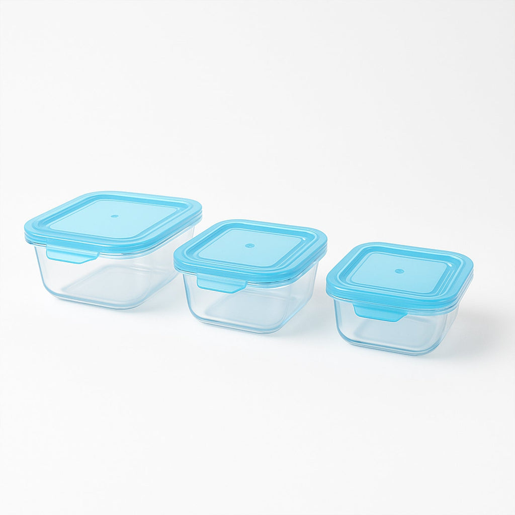 Durable Square Glass Containers